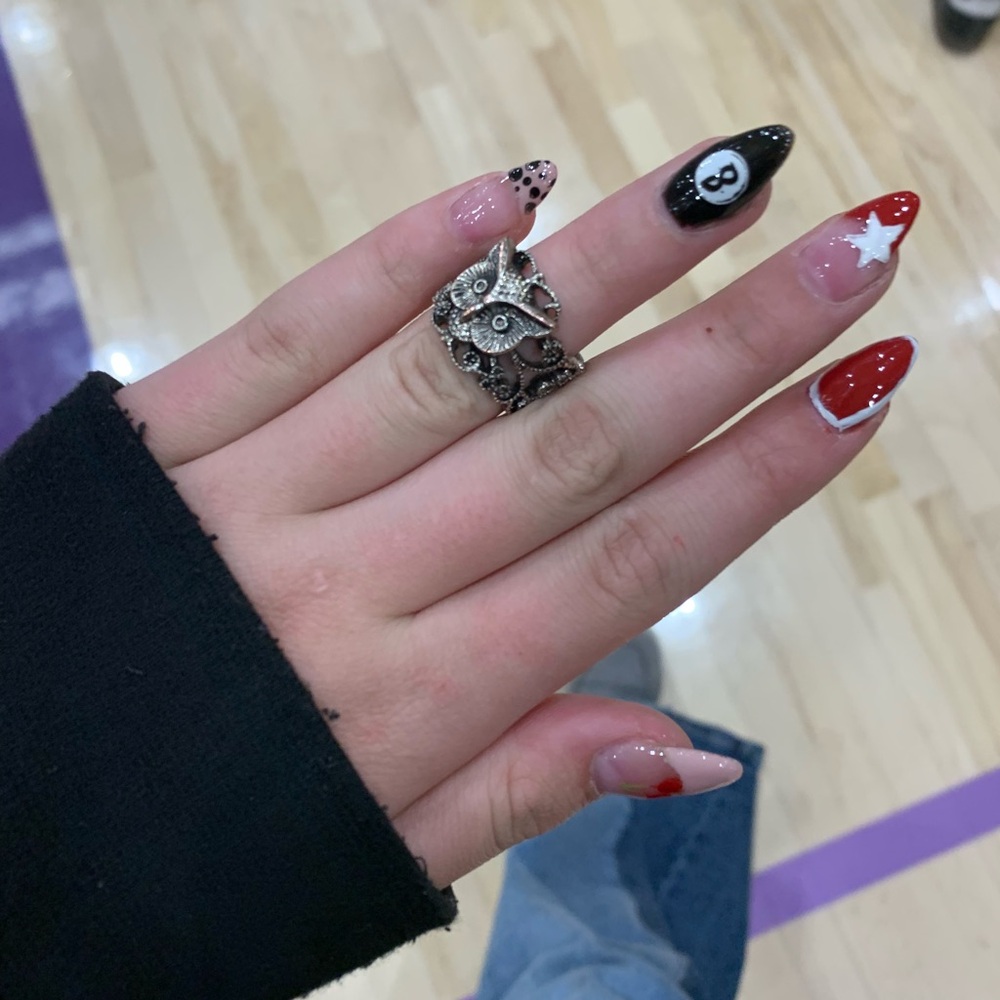 Unique Silver Statement Ring
